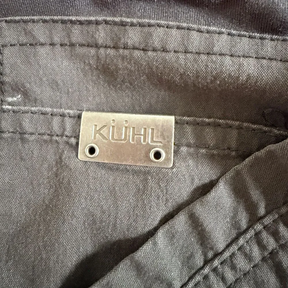Kuhl Radikl Hiking Shorts Men 36 Gray Stretch Outdoor Trail Travel Performance